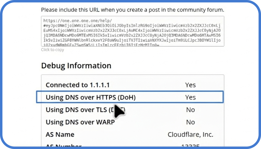check if everything went well on cloudflare site