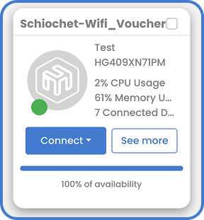 Dashboard 3.0 Card mode showing device cards and top filters (source screenshot: Dashboard 3.0 – Card.png)