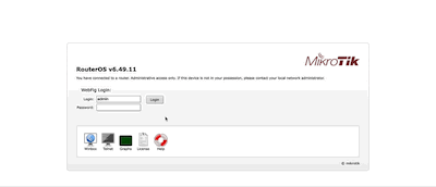 IMGAdicionando site para Mikrotik Remote Access.