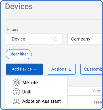 Adoptar dispositivo UniFi en MKController.