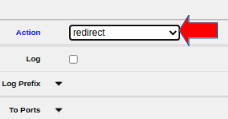 Redirect no NAT Mikrotik.