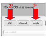 Botões Apply e OK.