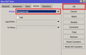 NAT on Mikrotik: How to configure NAT to access the internet