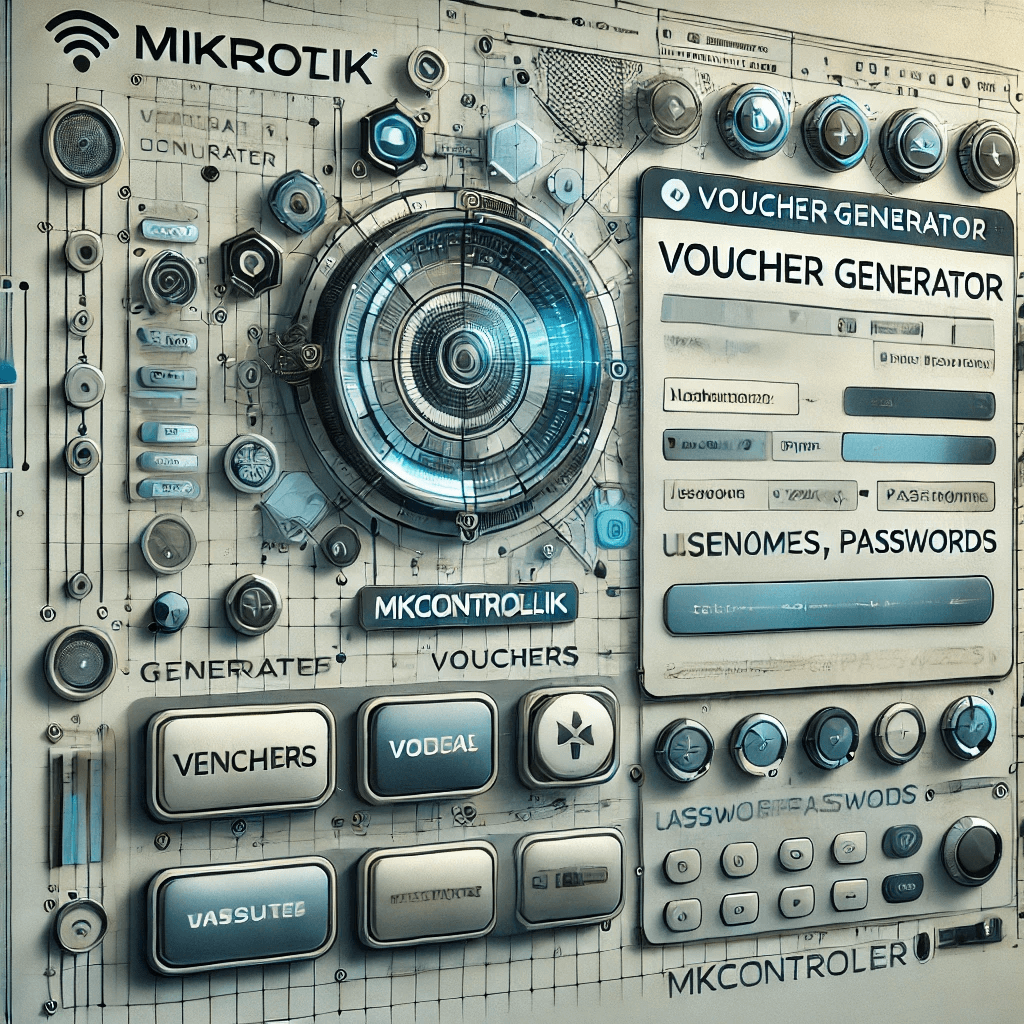 Mikrotiks voucher generator from MKController.