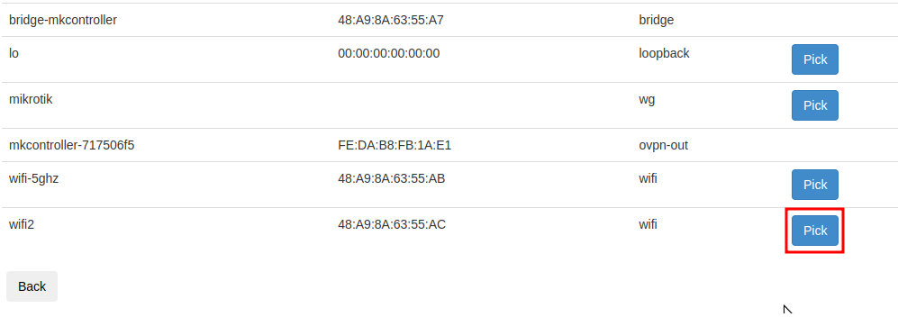 Informando interface para configurar hotspot mikrotik com Voucher.