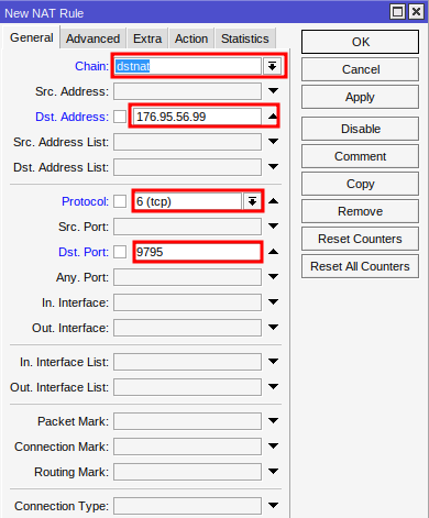 dstnat para Redirecionamento de Portas Mikrotik.